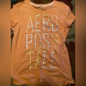 Aeropostale Kids Tee in Vibrant Orange